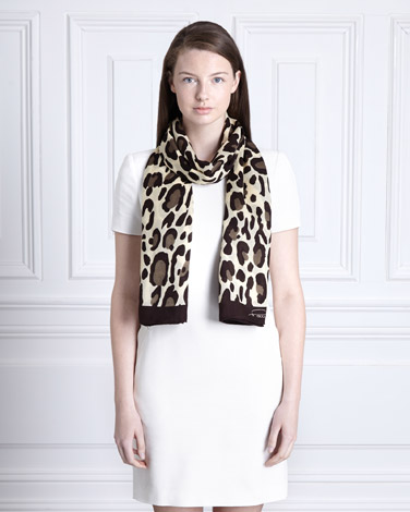 Paul Costelloe Living Leopard Print Scarf